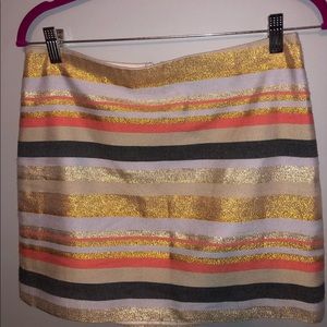 Stripped J.Crew skirt